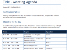 36 Creating Meeting Agenda Template Outlook Photo for Meeting Agenda Template Outlook