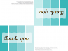 36 Creating Thank You Card Template Foldable Now with Thank You Card Template Foldable