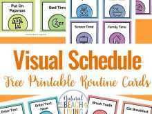 36 Creating Visual Schedule Template For Home Photo with Visual Schedule Template For Home