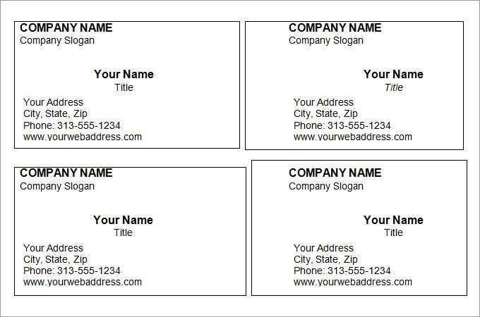 36 Creative Business Card Template Print Out With Stunning Design with Business Card Template Print Out