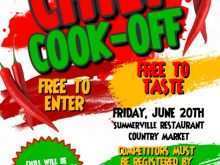 36 Customize Chili Cook Off Flyer Template with Chili Cook Off Flyer Template