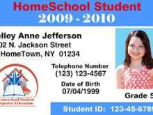 36 Customize Homeschool Id Card Template Photo with Homeschool Id Card Template