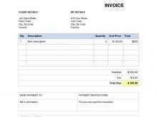 36 Customize Our Free Blank Invoice Template To Print Photo with Blank Invoice Template To Print