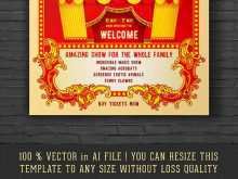 36 Customize Our Free Circus Flyer Template Free With Stunning Design for Circus Flyer Template Free