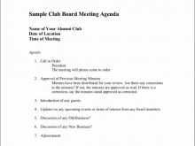 36 Customize Our Free Hoa Meeting Agenda Template in Word with Hoa Meeting Agenda Template