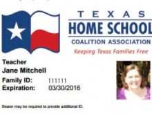 36 Customize Our Free Homeschool Id Card Template Photo for Homeschool Id Card Template