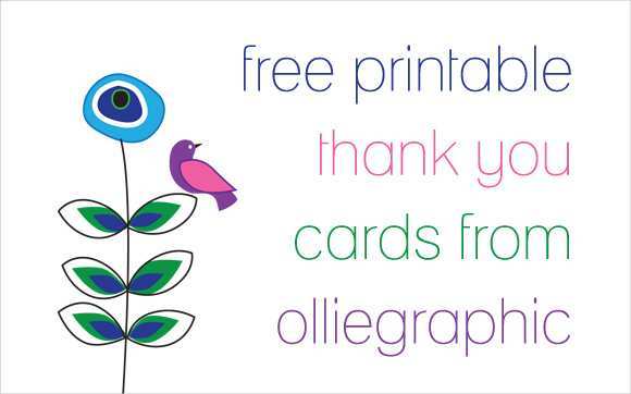 36 Customize Our Free Thank You Card Template To Print Free For Free by Thank You Card Template To Print Free