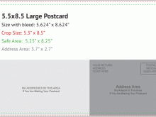 Usps Mailing Template 4X6 Postcard