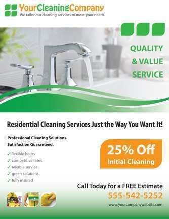 36 Flyers For Cleaning Business Templates With Stunning Design for Flyers For Cleaning Business Templates