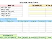 36 Format Family Vacation Agenda Template Now for Family Vacation Agenda Template