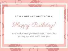 Birthday Card Templates Girlfriend