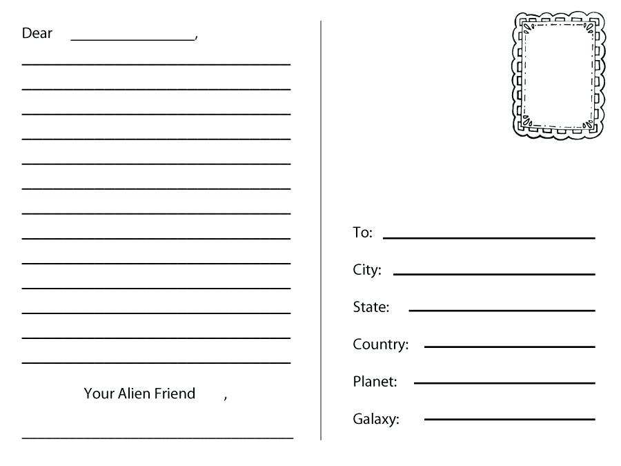 4 To A Page Postcard Template