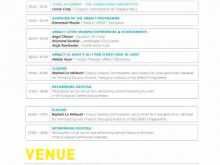 36 Free Professional Conference Agenda Template in Word with Professional Conference Agenda Template