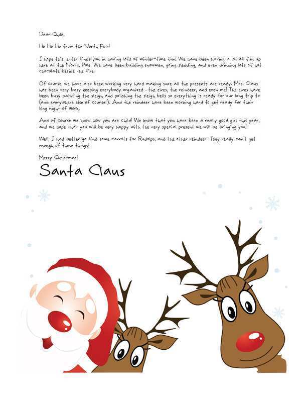 36 Free Thank You Card From Santa Template by Thank You Card From Santa Template