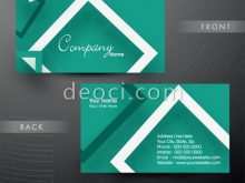 36 How To Create Business Card Template Green Free Download With Stunning Design by Business Card Template Green Free Download