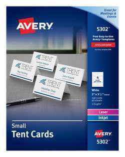 36 Online 2 X 3 1 2 Tent Card Template Now by 2 X 3 1 2 Tent Card Template