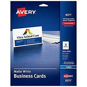 36 Online Avery Business Card Template 08371 for Ms Word by Avery Business Card Template 08371