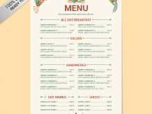 36 Online Menu Card Template In Word Layouts for Menu Card Template In Word