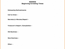 36 Online Rotary Meeting Agenda Template For Free with Rotary Meeting Agenda Template