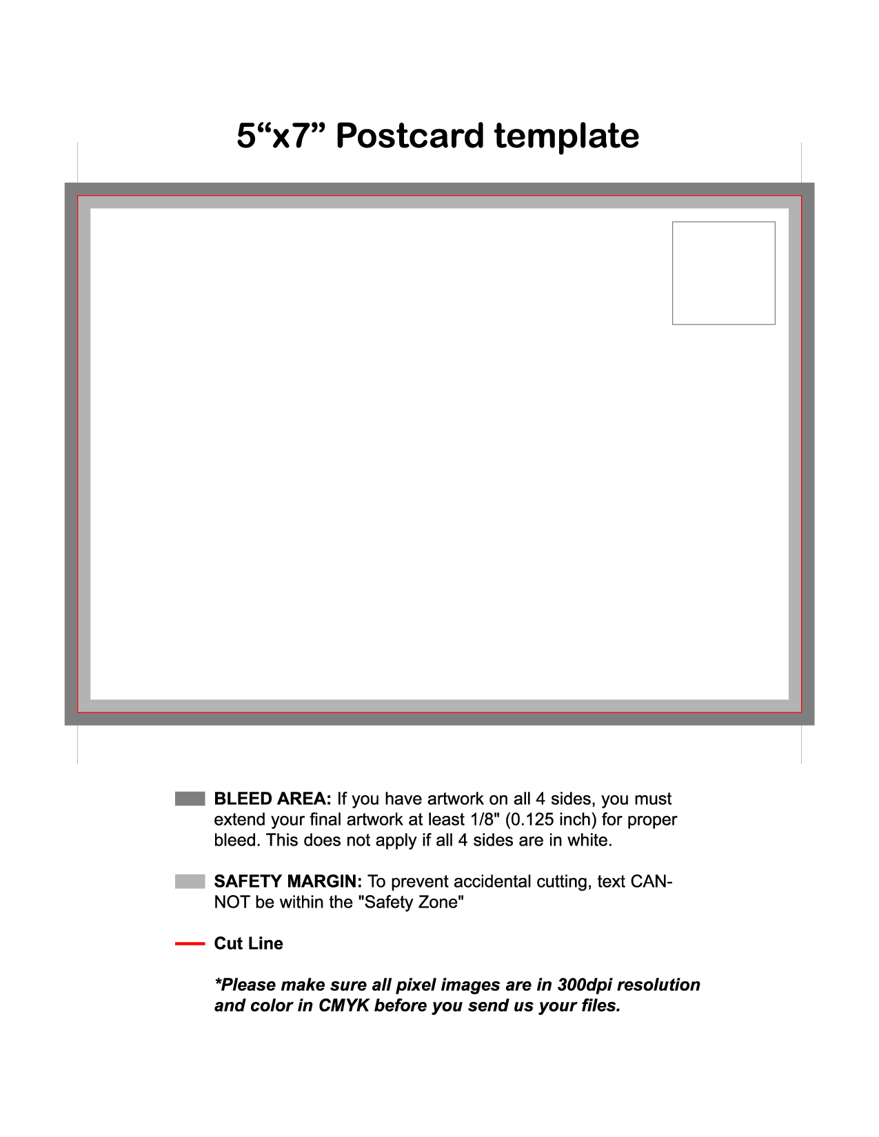 Free Printable 5x7 Template