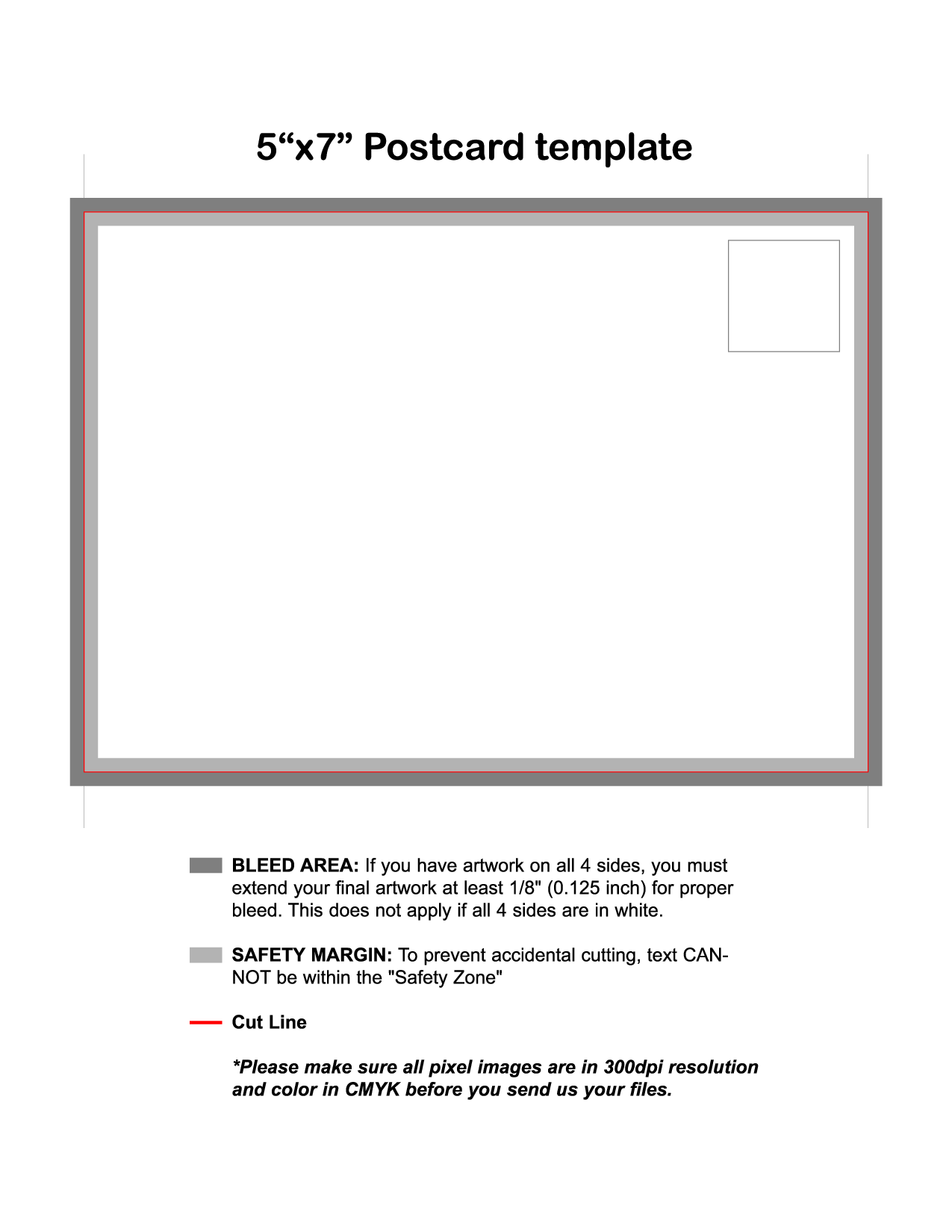 5x7 Card Template For Word