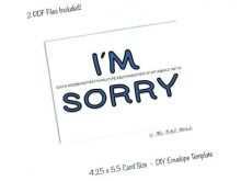 36 Printable Apology Card Template Free With Stunning Design by Apology Card Template Free