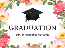 36 Printable Graduation Thank You Card Templates Word With Stunning Design for Graduation Thank You Card Templates Word