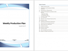 36 Printable Production Plan Template Word in Word by Production Plan Template Word