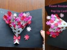 36 Report Pop Up Card Bouquet Template Now for Pop Up Card Bouquet Template