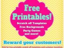 36 Report Printable Scratch Card Template in Word for Printable Scratch Card Template