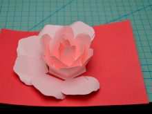 36 Report Rose Pop Up Card Template Download With Stunning Design with Rose Pop Up Card Template Download