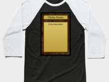 T Shirt Card Template