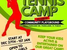 36 Report Tennis Flyer Template in Word with Tennis Flyer Template