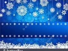 36 Snowflake Christmas Card Template With Stunning Design with Snowflake Christmas Card Template
