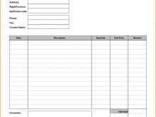36 Standard Microsoft Blank Invoice Template Formating by Microsoft Blank Invoice Template