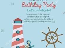 36 Standard Nautical Birthday Card Template in Word with Nautical Birthday Card Template