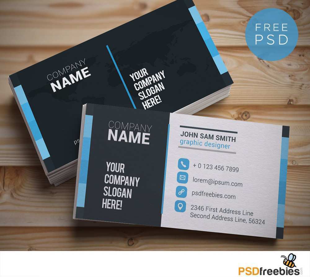 36 The Best Name Card Layout Template For Free by Name Card Layout Template