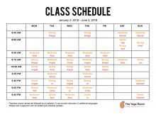 36 The Best Special Class Schedule Template With Stunning Design with Special Class Schedule Template