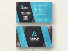 36 The Best Tech Name Card Template PSD File by Tech Name Card Template