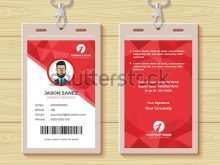36 Visiting Red Id Card Template Photo with Red Id Card Template