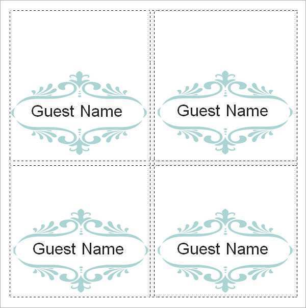 37 Adding Place Card Template Word Document Now with Place Card Template Word Document