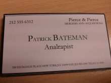 37 Best Patrick Bateman Business Card Template Word in Word with Patrick Bateman Business Card Template Word