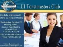37 Best Toastmasters Flyer Template in Word for Toastmasters Flyer Template