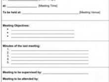 37 Blank Meeting Agenda Template Blank With Stunning Design for Meeting Agenda Template Blank