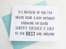 Father’S Day Card Template Pdf