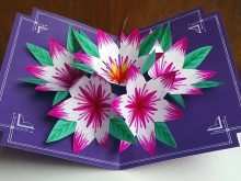 Pop Up Flower Card Templates