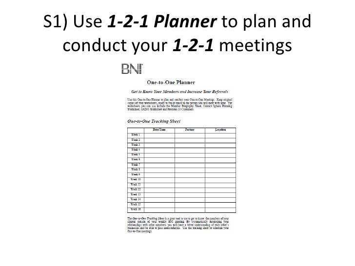 One On One Meeting Agenda Template