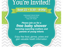 37 Creative Baby Shower Flyer Templates Free With Stunning Design by Baby Shower Flyer Templates Free
