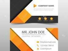 37 Creative Orange Name Card Template in Photoshop by Orange Name Card Template