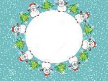 37 Creative Snowman Card Template Free in Word by Snowman Card Template Free